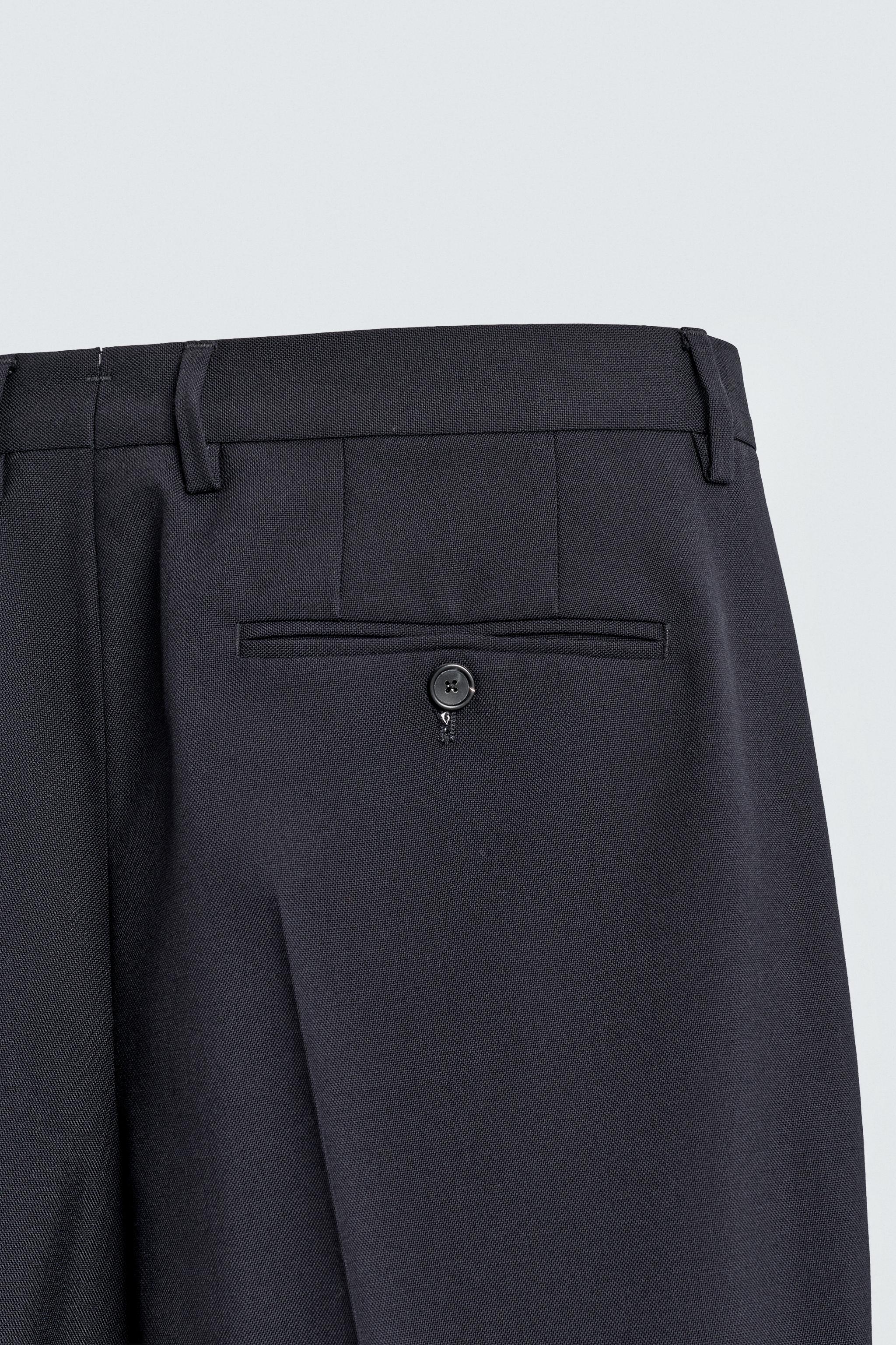 PANTALON DE COSTUME 100% LAINE